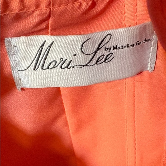 Chic One-Shoulder Women's Mini Dress in Coral - Picture 3 of 12